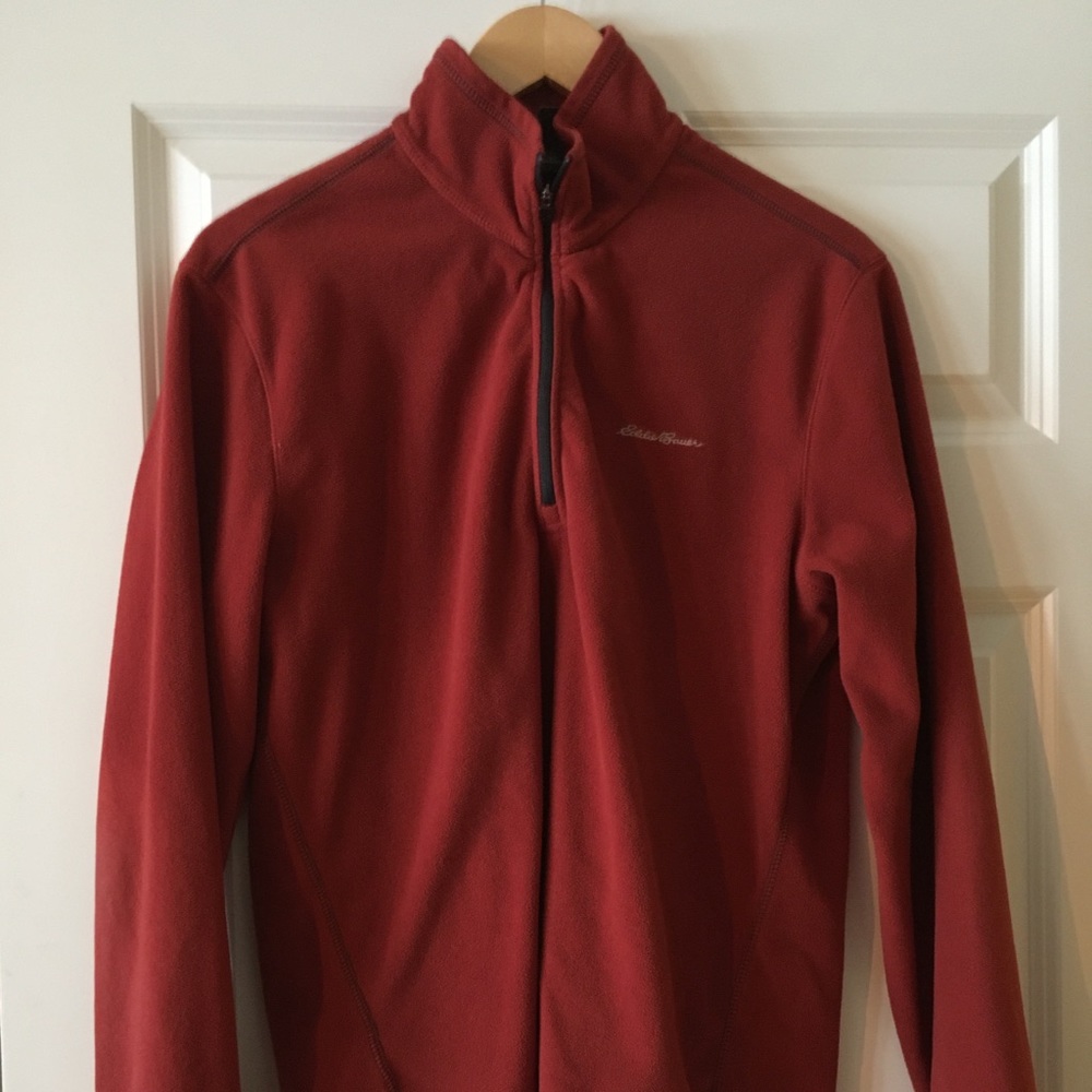 Men’s Eddie Bauer fleece three quarter zip